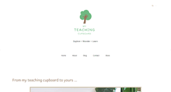 Desktop Screenshot of myteachingcupboard.com